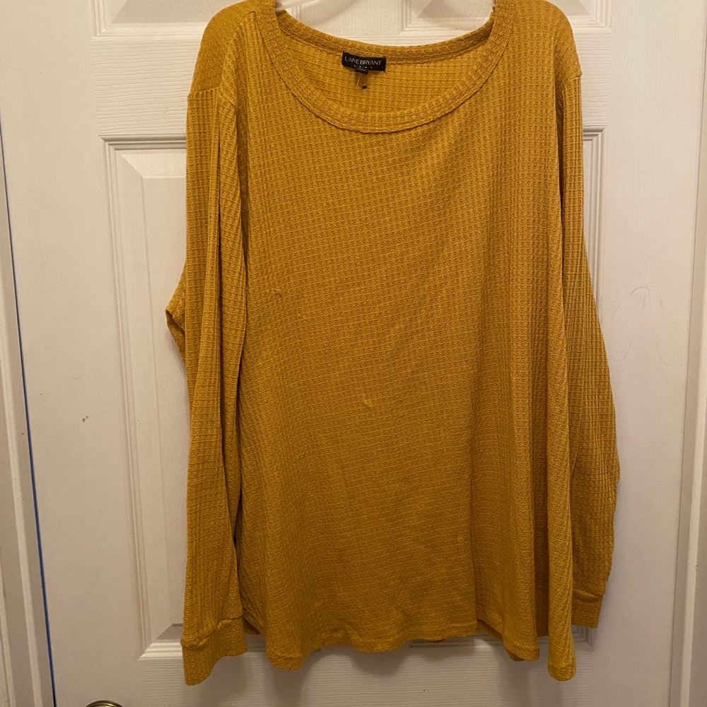 Yellow long sleeve shirt